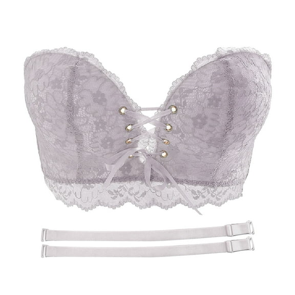 Everyday Bras for Women Women Bras Pack Running Bras Workout Sports Bra for Women Bra to Make Look Smaller Padded Bra No Underwire Athletic Bras Women's Sports Bra 2 Cup Push up Bra Sports Grey 38