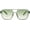 Green Frame Green Lens, variant on Retro Aviator Sunglasses for Women Men, Fashion 70s Stylish Square Aviators