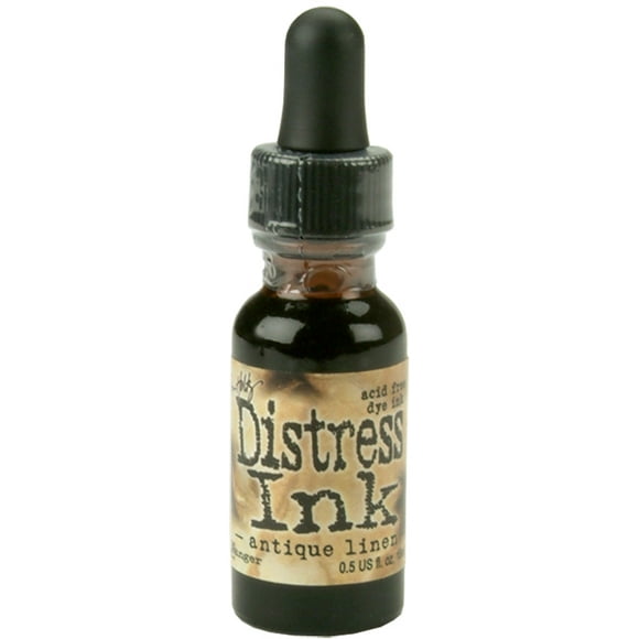 Distress Pad Re-Inker .5oz-Antique Linen