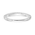 thumbnail image 5 of Solid 14K White Gold Diamond Wedding Band Ring Size 8 (Width = 2mm ) (.273 cttw.), 5 of 8