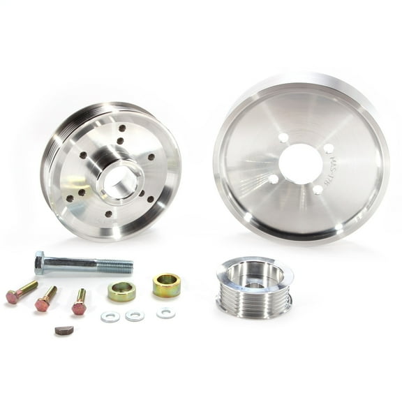 BBK Performance 1559 Power-Plus Series Underdrive Pulley System Fits Mustang Fits select: 2001-2004 FORD MUSTANG