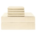 thumbnail image 1 of Jean Pierre YMS008216 Premium 420 Thread Count 100 Percent Cotton Sheet Set, Ivory - King - 6 Piece, 1 of 1