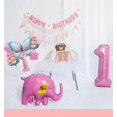 thumbnail image 3 of Butterfly Balloons 1st Birthday Decorations,Pink Blue Butterfly Fairy Floral Foil Balloons Girls First Birthday Party Decoration Baby Shower Supplies., 3 of 4
