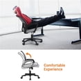 thumbnail image 3 of Yaheetech Mid-Back Height Adjustable Mesh Office Chair Computer Chair with Lumbar Support & 360°Rolling Casters, Gray, 3 of 14