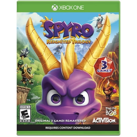 Spyro Reignited Trilogy, Activision, Xbox One, (The Best Xbox One Minecraft Seeds)
