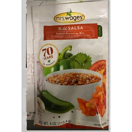 Mrs. Wages Create Your Own Salsa Mix In 4 Oz. Packets (Mild Tomato Mix, 3 Packets)