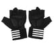 thumbnail image 1 of par de guantes de medio dedo para entrenamiento de fuerza al aire libre, protectores de muñeca y palma, guantes deportivos para levantamiento de pesas y entrenamiento de empuje (blanco, talla XL), 1 of 6