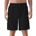 thumbnail image 2 of Aimik Mens Sport Shorts Textured Curved Seams Mens Active Shorts Summer Quick Dry Material Running Shorts for Training or Sports, 2 of 6