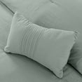 thumbnail image 4 of Modern Threads - Comforter Set - Down Alternative Brushed Microfiber - Elegant All Season Bedspread Set - Includes Comforter, Shams, & Decorative Pillow - Luxurious Bedding - Queen, Sp, 4 of 7