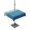 Blue Teal Beige Ombre, variant on Outdoor Tablecloths with Umbrella Hole & Zipper, Blue Teal Beige Ombre Tablecloth Rectangle 60x84 Inch, Modern Abstract Art Abstract Waterproof Table Cloth, Patio/Pool/Picnic Table Covers