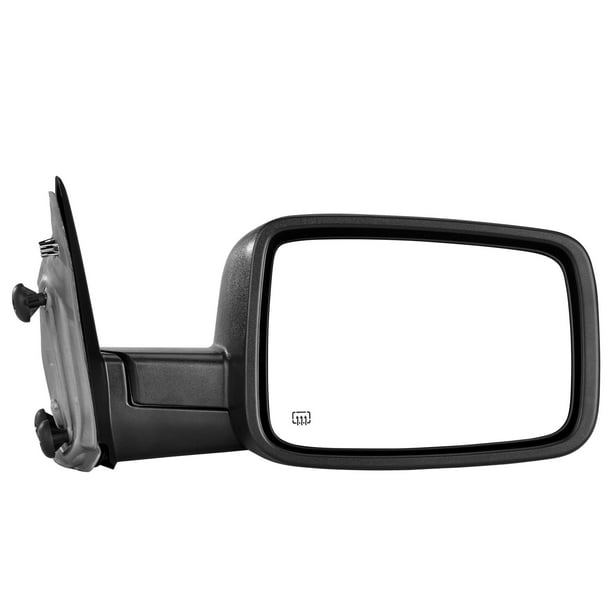 Autosaver88 Espejo Lateral Compatible Con Dodge Ram 1500 2009-2016 2010-2016 Ram 2500-5500 Espejo Lateral Derecho Del Pasajero Potencia Ajustable Con Calefacción Led Intermitente Y Luz De Charco Plega