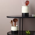 thumbnail image 6 of 5.7 inches Ceramic Utensil Holder for Countertop with Drain Holes, Cooking Utensil Crocks for Kitchen Counter, 6 of 6