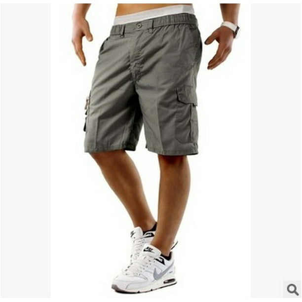 Nituyy New Mens Shorts Cotton Casual Summer Half Pant Stretch Slim Fit Short Other