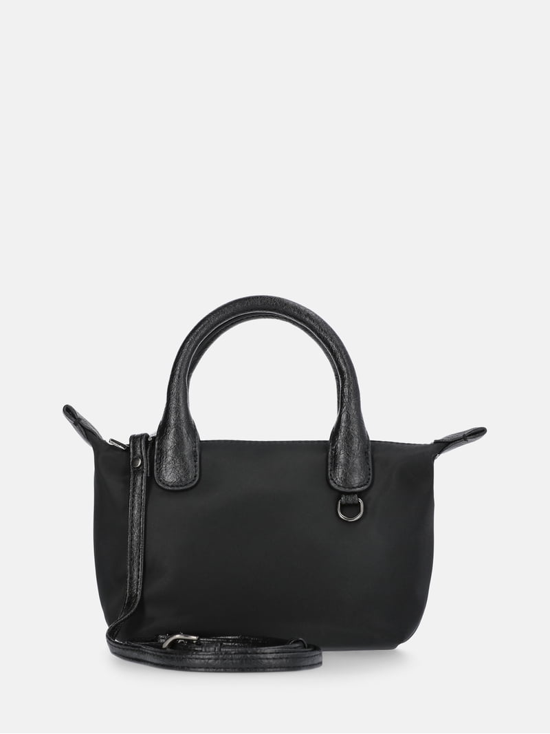 小物 WLT JUDY/CRS BTN BLACK N/S No Boundaries Women's Mini Tote Crossbody Bag, Black - Walmart.com