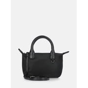 No Boundaries Womens Mini Tote Crossbody Bag, Black