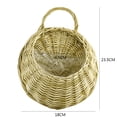 thumbnail image 5 of Maceta de paja de sauce, maceta de mimbre para colgar en la pared, maceta para decoración del jardín del hogar, contenedor de cesta de flores tholdsy JJ24908-02, 5 of 5