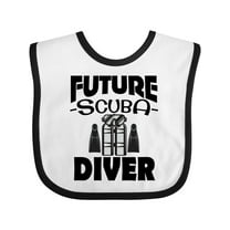 Inktastic Future Scuba Diver Boys or Girls Baby Bib
