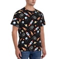 thumbnail image 5 of Rocae Space Rocket for Men's Moisture-Wicking Crew Tee - T-Shirt for Sports, Outdoor Activities, and Casual WearLarge, 5 of 9