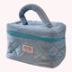 thumbnail image 5 of Bolsa de cosméticos de algodón de plumón de gran capacidad para mujer, bolsas de maquillaje para vacaciones (azul) Likrtyny Para Estrenar, 5 of 5