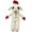 Santa Hat, variant on General Holiday Lambchop with Santa Hat Plush Dog Toy, 10.5"