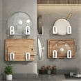thumbnail image 7 of Wall Mounted Pan Lid Organizer Holder, Stainless Steel Pot Lid Organizer Rack,Self-Adhesive Lid Holder for Cabinet Door, Wall or Drawer, No Drill Pot Cover Storage Rack, Cutting Board Shelf, 7 of 7