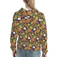 thumbnail image 7 of Kdxio Tropical Fruits Print Womens Oversized Hoodies Sweatshirts Hooded Pullover Tops Sweaters Casual-XX-Large, 7 of 7