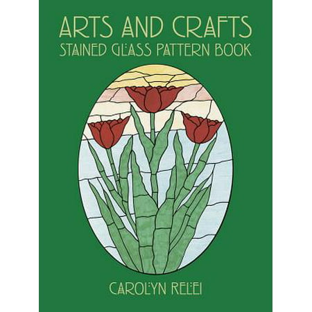 Arts and Crafts Stained Glass Pattern Book