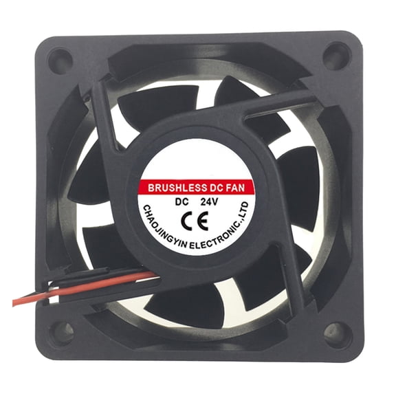 2. Heavy Duty 60mm Computer Case Fan Low-Noise Energy Efficient Radiator Cooling for CPU/Workstation/Router