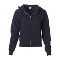 thumbnail image 1 of Independent Trading Co. Womens Zip Hooded Sweatshirt, L, Navy, 1 of 1