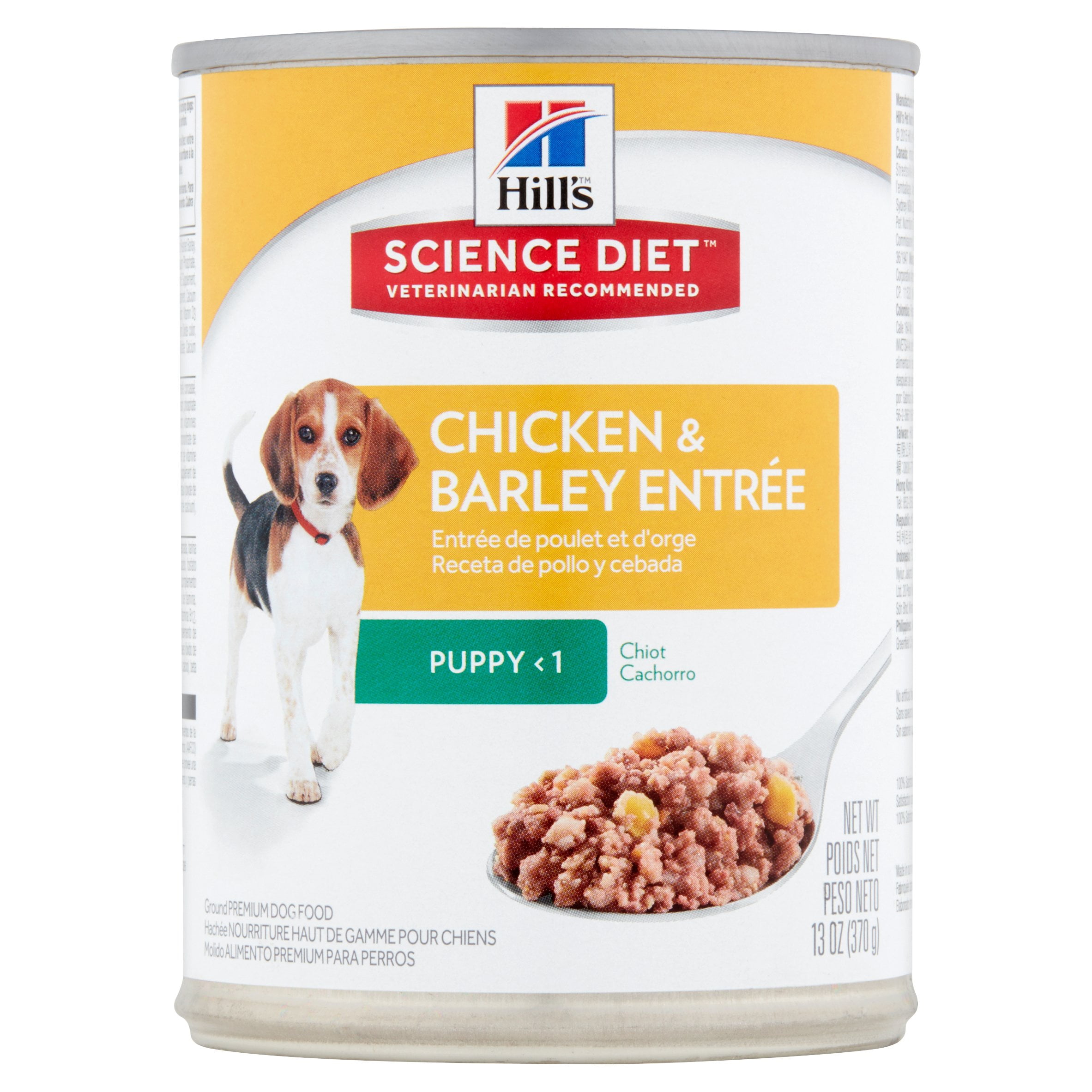 science diet chicken and barley canned dog food