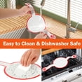 thumbnail image 6 of Qenwkxz 2pcs Silicone Bread Sling Heat Resistant Silicone Bread Baking Mat with Long Handle Non-Stick Dutch Oven Liner Reusable Silicone Bread Baking Mats Round Dough Drop Baking Mat for Home Baking, 6 of 11