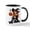 White/Black Inside, variant on CafePress - Orange Witch 11 Oz Ceramic Mug - 11 oz Ceramic Mug - Novelty Coffee Tea Cup