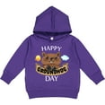 thumbnail image 2 of Inktastic Happy Groundhog Day Cute Toddler Hoodie, 2 of 4