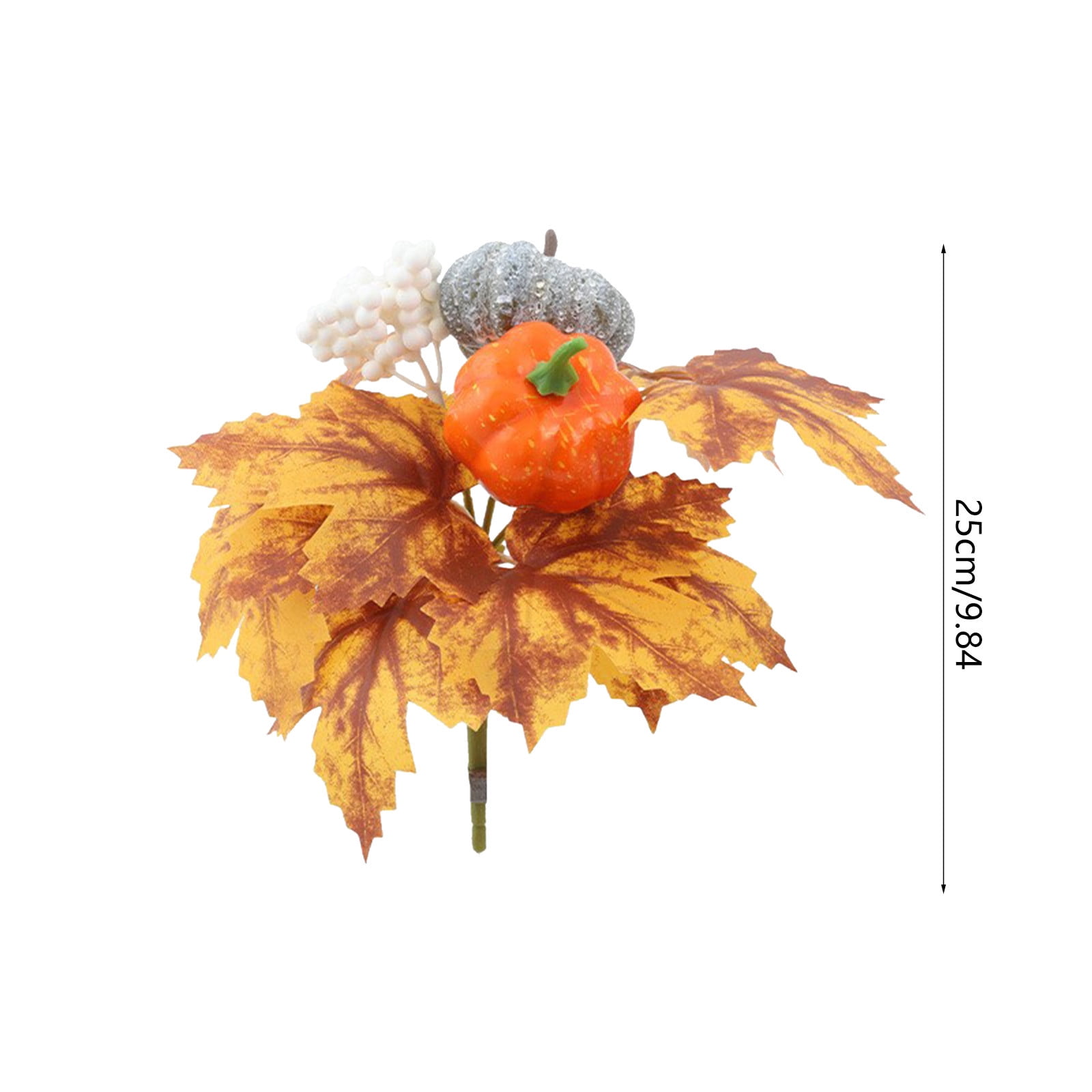 Guirlande Lumineuse D'Halloween De 20 Pieds à 40 LED En Forme De Feuille D'érable Et De Citrouille Lumieres Decoratives Suspendues Blanc Chaud Eclairage Etanche A Piles 85122913