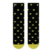 Spidey Bamboo Black and Gold Polka Dots Bamboo Crew Socks