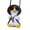 White, variant on Swing Duck Car Rearview Mirror Pendant, Brown Hat & Sunglasses Duck Hanging Ornament, Cool Gun-Adorned Auto interior Accessory, Stylish decor for Women's Cars, Vehicle Cabin
