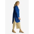 thumbnail image 3 of Jessica London Women's Plus Size Linen Mega Tunic, 3 of 5