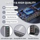 thumbnail image 5 of Estación de carga rápida USB C de 500 W, concentrador de 8 puertos PD PPS, cargador de pared de 100 W, 5 of 8