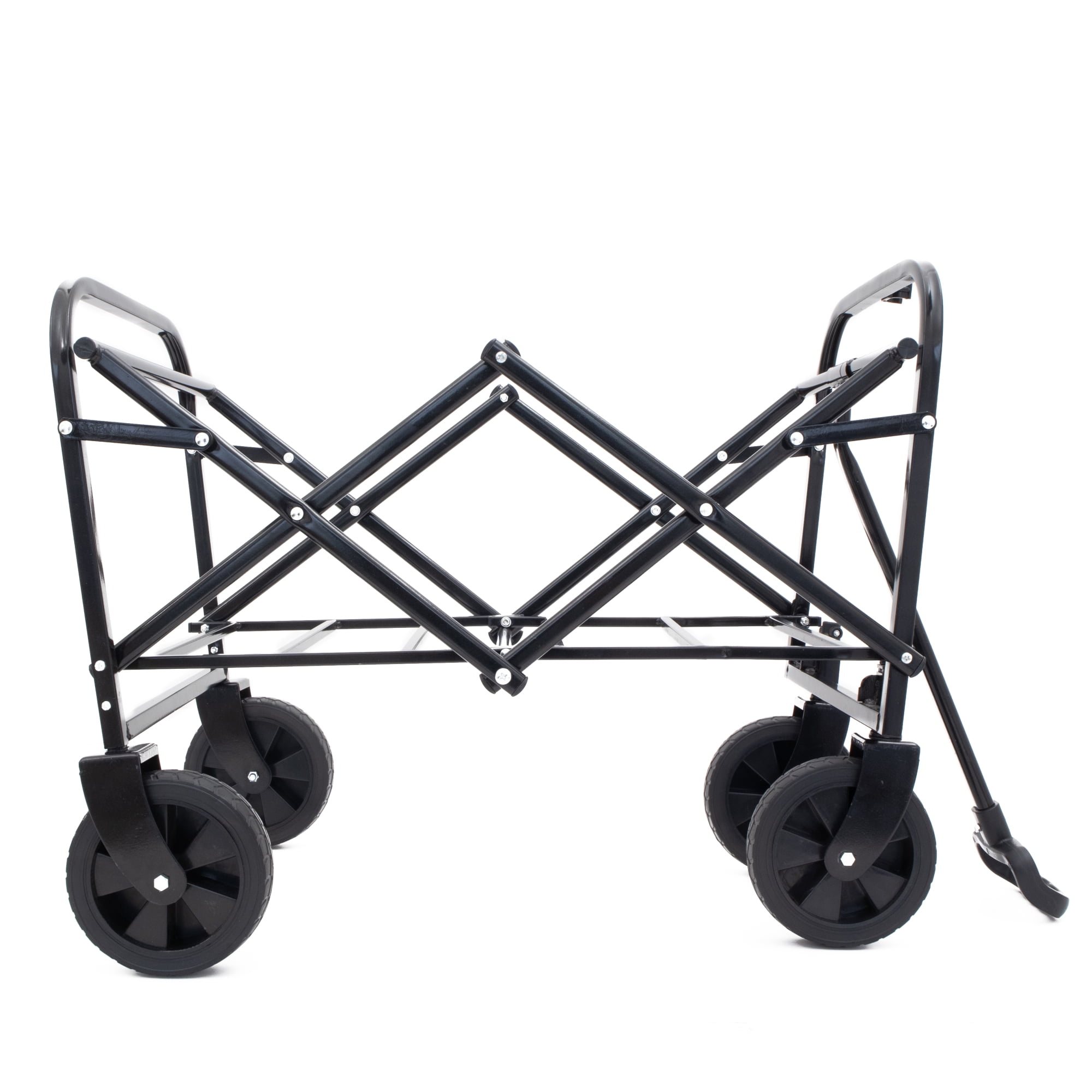 Foldable Wagon Cart Beach Wagon Heavy Duty Utility Cart Utility Wagon Grocery Cart for for Camping