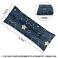 thumbnail image 4 of Space Geek Themed Mastectomy Seatbelt Pillow - Star Print Post Surgery Cushion, 4 of 7