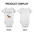 thumbnail image 3 of My Big Brother Is A German Shepherd Dog Funny Baby Short Sleeve Bodysuit Newborn-24 Months, 3 of 5