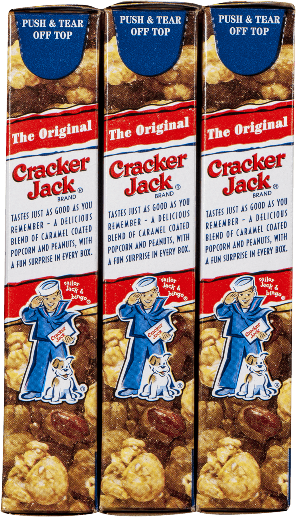 Cracker Jack Caramel Coated Popcorn & Peanut, 1 Oz., 3 Count