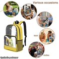 thumbnail image 4 of Xoenoiee Dinosaur Excavator Print Clear Backpack with Handle and Zipper Pocket, Casual Elementary School Bags Transparent Bookbag for Boys Large Capacity Bagpack Rucksack Travel Outdoor Daypack, 4 of 7