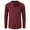 Watermelon Red, variant on Fesfesfes Long Sleeve Shirt Men Long-Sleeve Beefy Muscle Basic Solid Pure Color Blouse Tee Shirt Top Sale Items