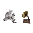 thumbnail image 5 of CoudarTitie Modern Owl Figurine Sculpture Vintage Resin Ornament for Living Room Office Cabinet Decor Housewarming Birthday Gift Retro, 5 of 8