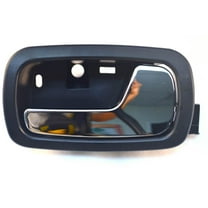 PT Auto Warehouse GM-2007MA-FR - Inner Interior Inside Door Handle, Black Housing with Chrome Lever - Passenger Side Front Fits select: 2005-2010 CHEVROLET COBALT, 2007-2009 PONTIAC G5