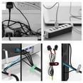 thumbnail image 4 of Klonfd Multifunctional And Multiscenario Silicone Ties Data Organizer With Locking Buckles ElasticCharger Cord Organizer Strape Reusable Travel Size Wire Organizers For Managing Phone, 4 of 4