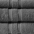 thumbnail image 3 of 510 Design Aegean 100% Turkish Cotton 6-Piece Towel Set, 27x52"/16x30"/13x13", Charcoal, 3 of 4