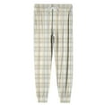 thumbnail image 4 of Mgmyaa Men's Casual Plaid Print Elastic Waist Pajama Jogger Pants with Drawstring and Pocket, 4 of 5