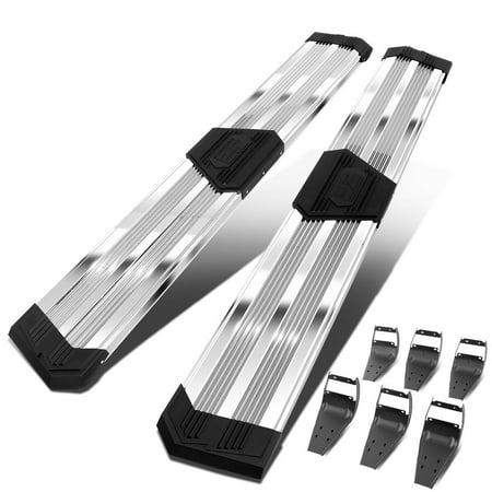 J2 Engineering for 2015-2020 Ford F150 F250 F350 Extended Cab 10" Polished Side Step Nerf Bar Running Boards